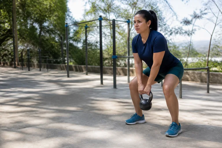 Pessoas adultas em um treino realista e diverso